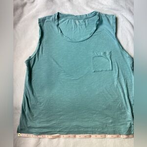 Madewell Teal Muscle Tee